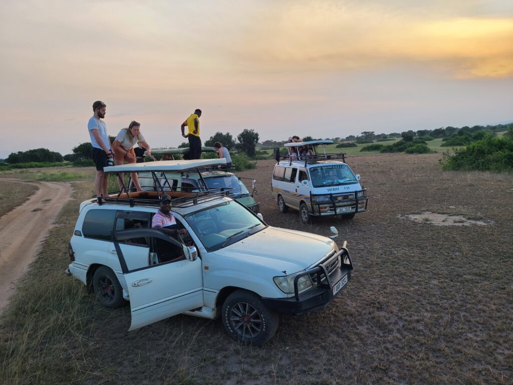 Safari car rental Uganda with with a driver